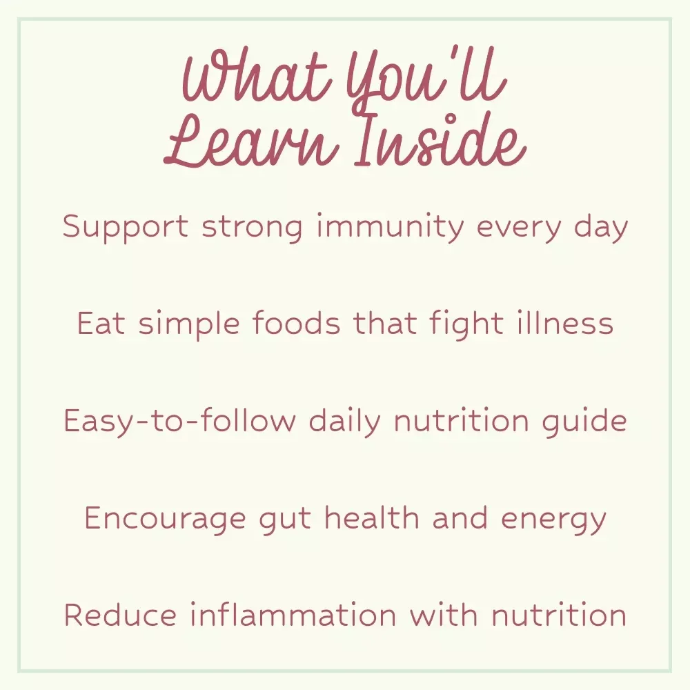 The Immunity Menu: What to Eat Every Day to Stay Strong – Daily Foods That Boost Immunity Checklist for Optimal Health