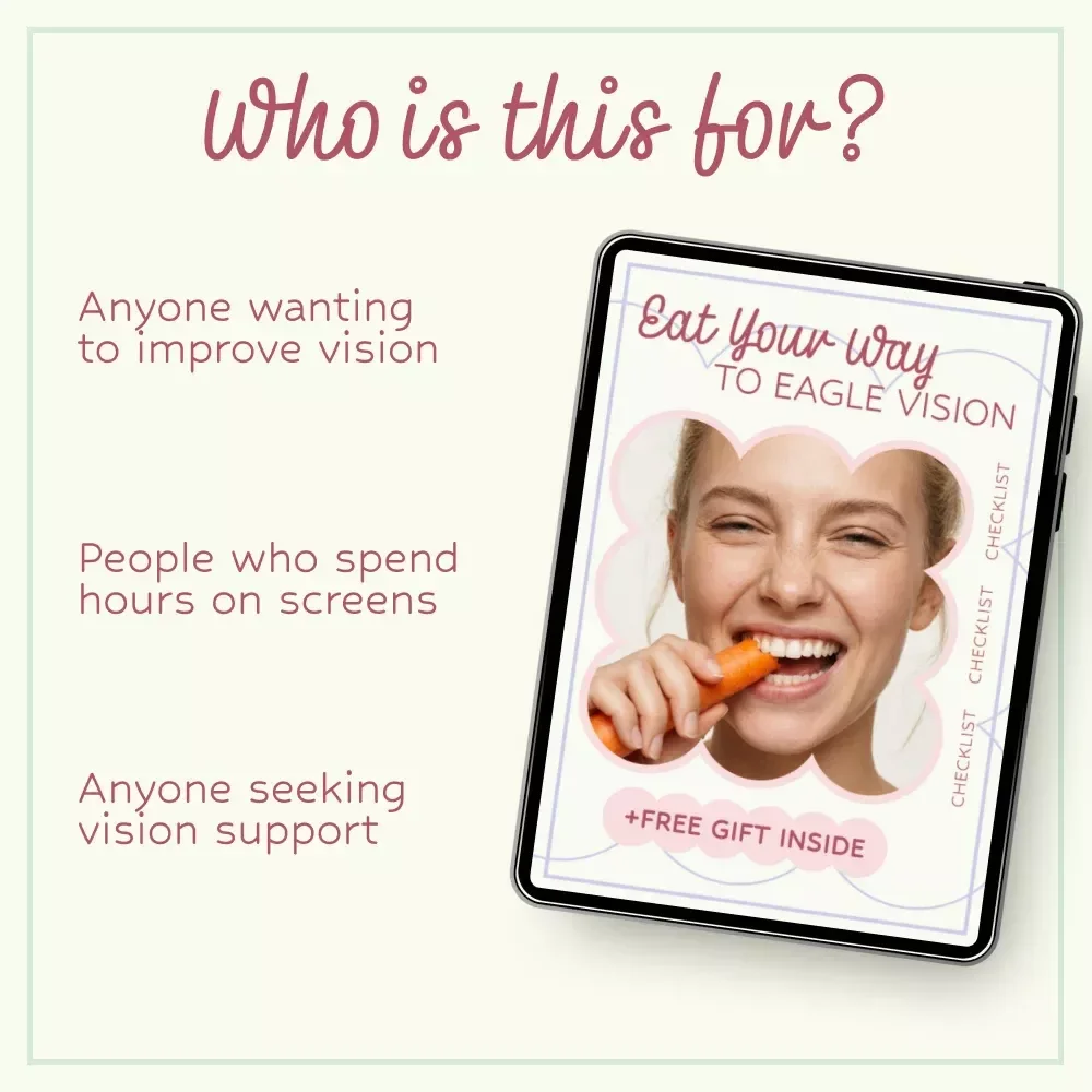 Eat Your Way to Eagle Vision – Eye Health Checklist | What Foods Support Eye Health Digital Guide