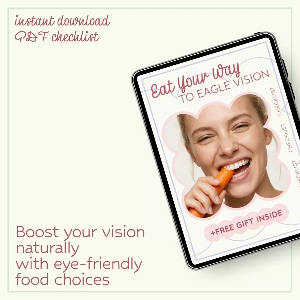 Eat Your Way to Eagle Vision – Eye Health Checklist | What Foods Support Eye Health Digital Guide