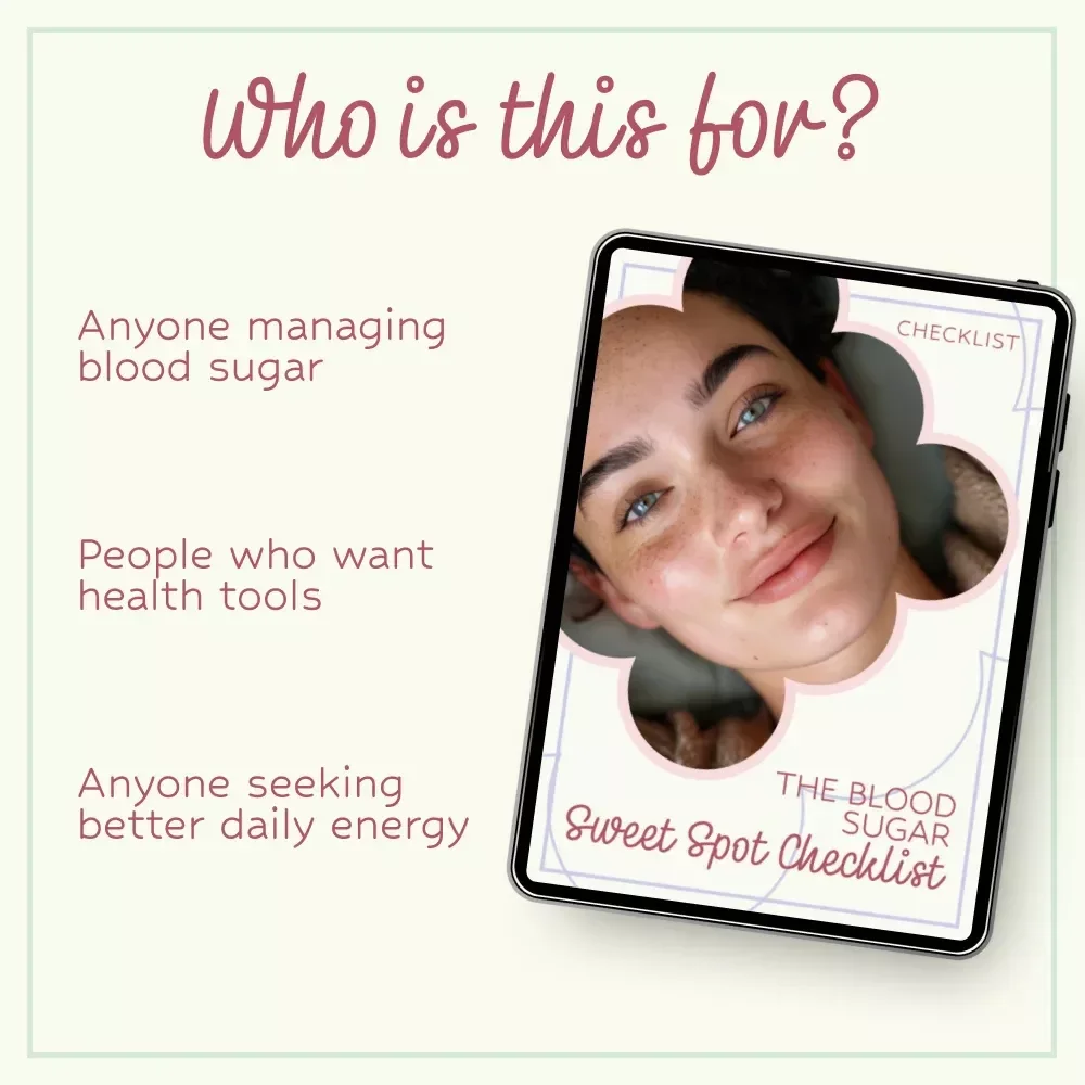 The Blood Sugar Sweet Spot Checklist – Easy Digital Guide for What Blood Sugar Levels Should Be, Daily Tracking & Healthy Habits