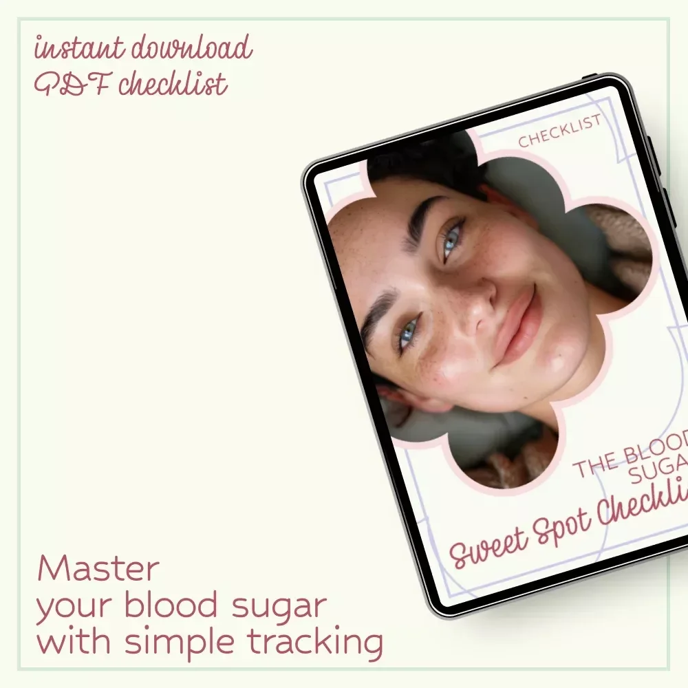 The Blood Sugar Sweet Spot Checklist – Easy Digital Guide for What Blood Sugar Levels Should Be, Daily Tracking & Healthy Habits