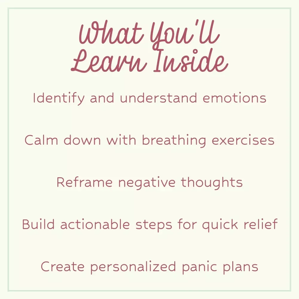 AI Tricks to Tame Anxiety Fast – AI Suggestions for Managing Anxiety Symptoms Checklist, Instant Calm Prompts, Mental Wellness Digital Download