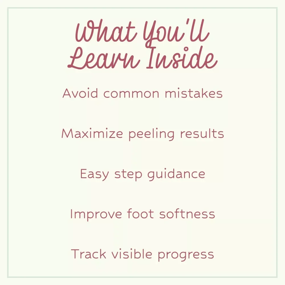 Foot Peeling Mask Results Checklist – Ultimate Guide to Foot Peeling Mask Results, Smooth Feet Routine & Aftercare Tracker