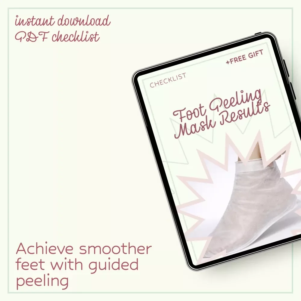 Foot Peeling Mask Results Checklist – Ultimate Guide to Foot Peeling Mask Results, Smooth Feet Routine & Aftercare Tracker