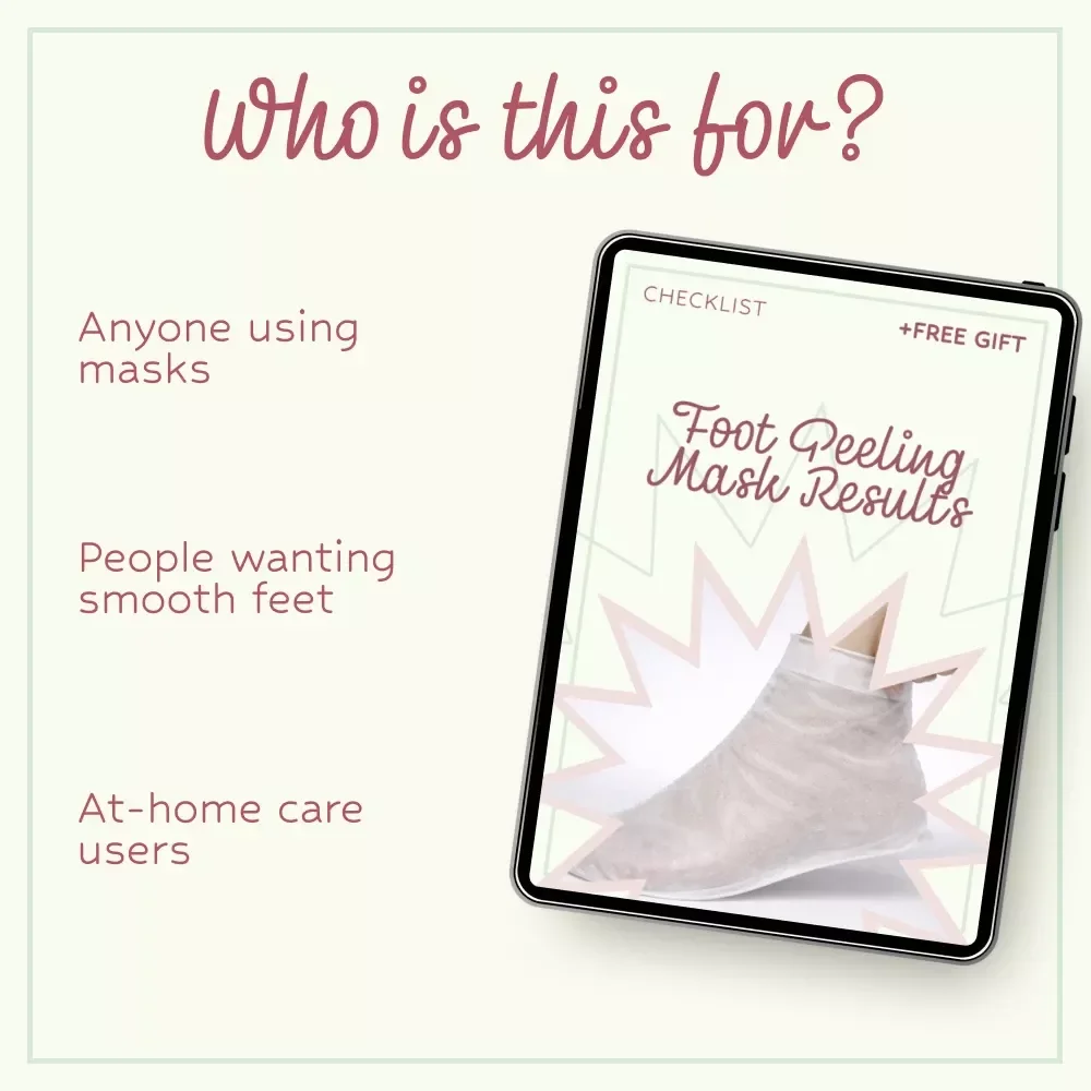 Foot Peeling Mask Results Checklist – Ultimate Guide to Foot Peeling Mask Results, Smooth Feet Routine & Aftercare Tracker