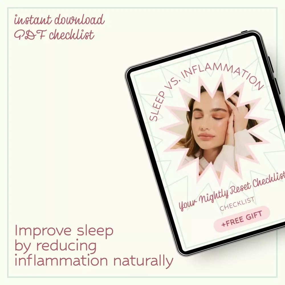 Sleep vs. Inflammation: Your Nightly Reset Checklist | How Body Inflammation Affects Sleep Guide for Better Rest, Recovery & Wellness Routine