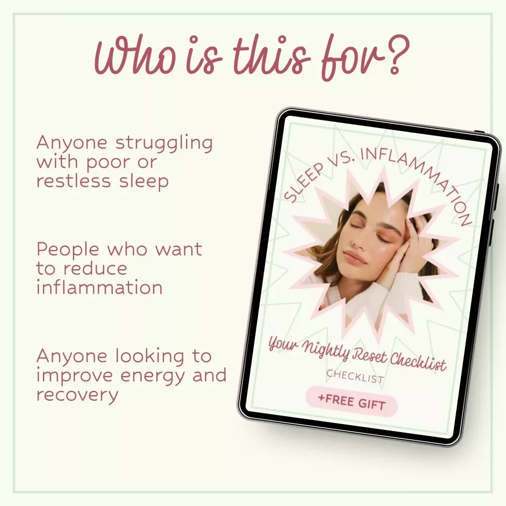 Sleep vs. Inflammation: Your Nightly Reset Checklist | How Body Inflammation Affects Sleep Guide for Better Rest, Recovery & Wellness Routine