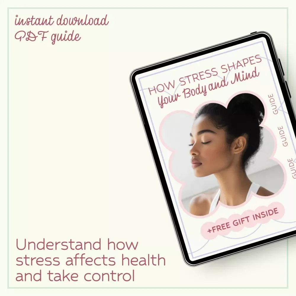 How Stress Shapes Your Body and Mind | A Complete Guide on how stress affects health, Stress Management eBook, Mental Wellness Checklist, Digital Download
