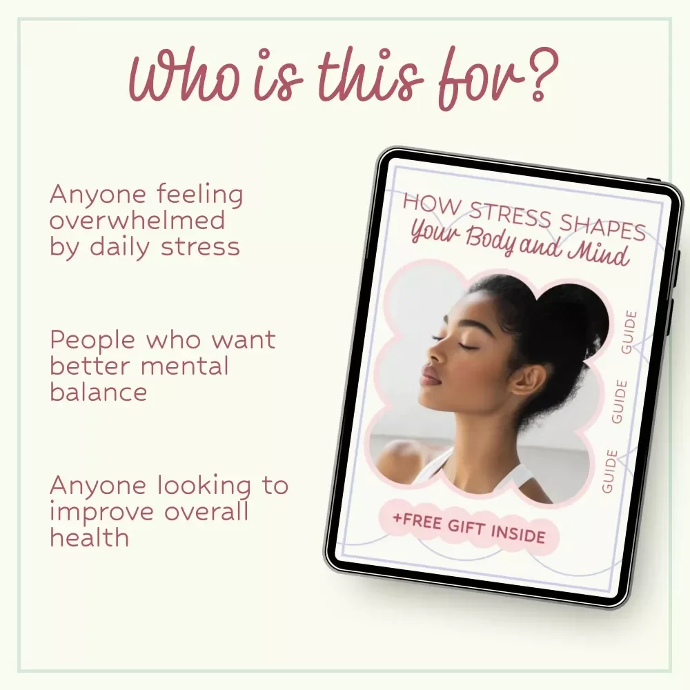 How Stress Shapes Your Body and Mind | A Complete Guide on how stress affects health, Stress Management eBook, Mental Wellness Checklist, Digital Download