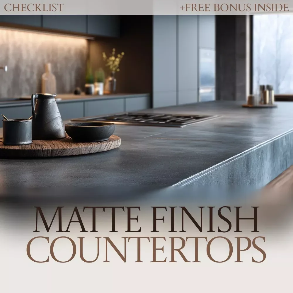 Matte Finish Countertops Checklist – Ultimate Guide for Choosing, Installing, and Maintaining Matte Finish Countertops