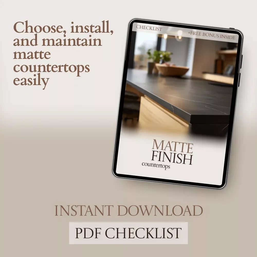 Matte Finish Countertops Checklist – Ultimate Guide for Choosing, Installing, and Maintaining Matte Finish Countertops