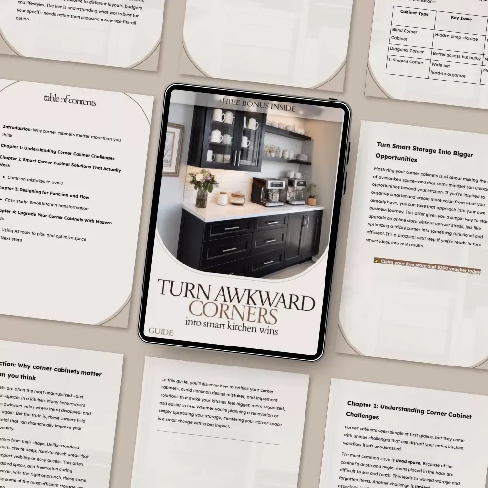 Turn Awkward Corners Into Smart Kitchen Wins - Corner Cabinet Solutions Guide