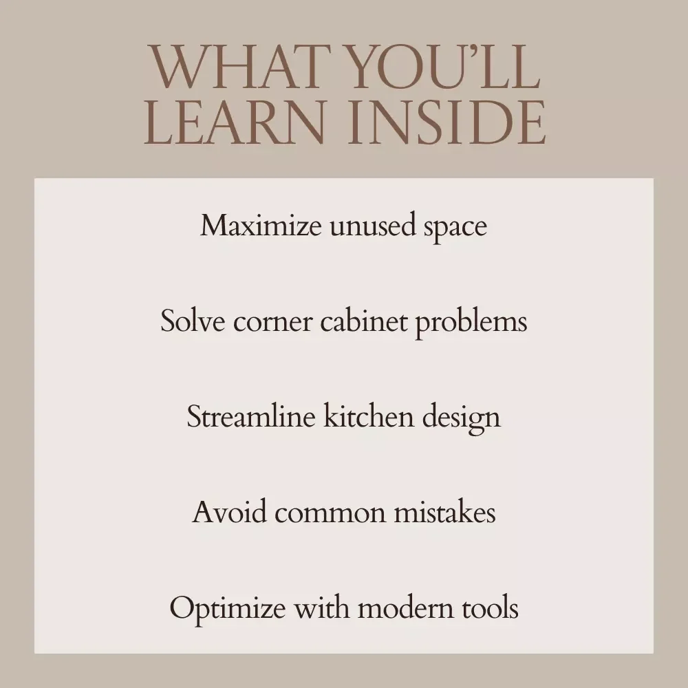 Turn Awkward Corners Into Smart Kitchen Wins - Corner Cabinet Solutions Guide