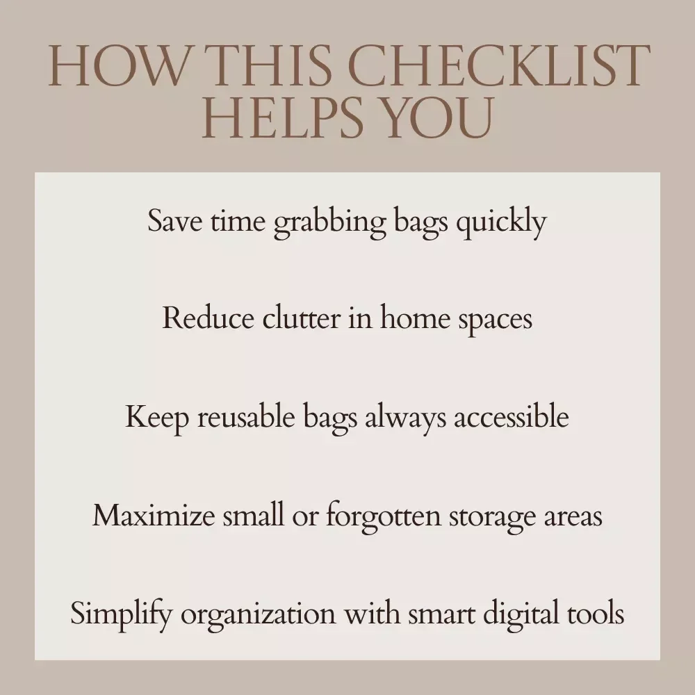 Clever Reusable Bag Storage Ideas: Practical Reusable Bag Storage Ideas Checklist for Home Organization