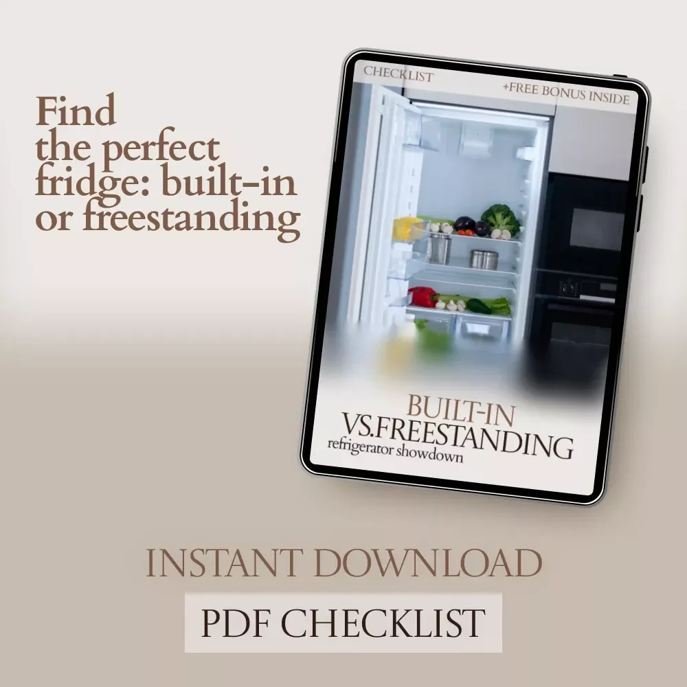 Built-In vs. Freestanding Refrigerator Showdown: The Ultimate Checklist for Your Kitchen Decision