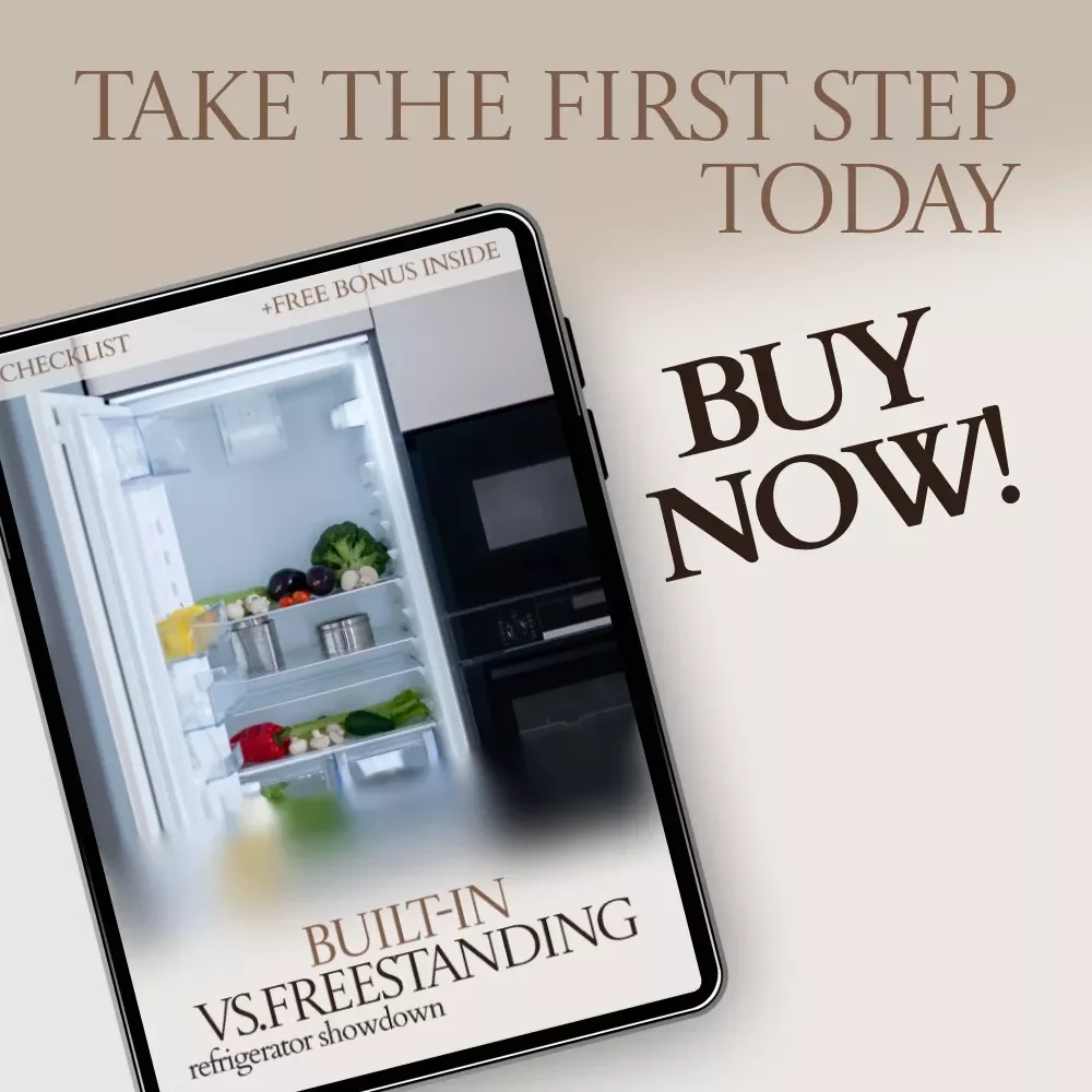Built-In vs. Freestanding Refrigerator Showdown: The Ultimate Checklist for Your Kitchen Decision
