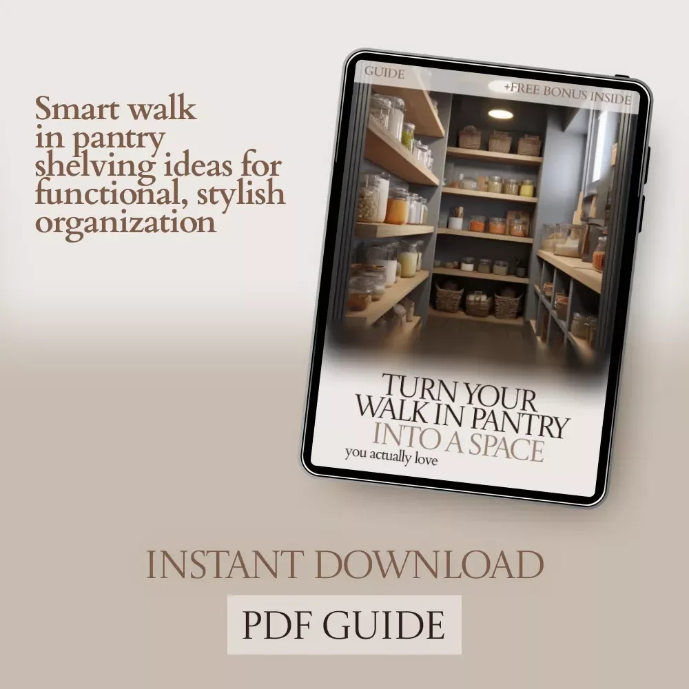 Turn Your Walk In Pantry Into a Space You Actually Love | Walk In Pantry Shelving Ideas Guide for Smart Layouts, Storage Solutions & Stylish Organization