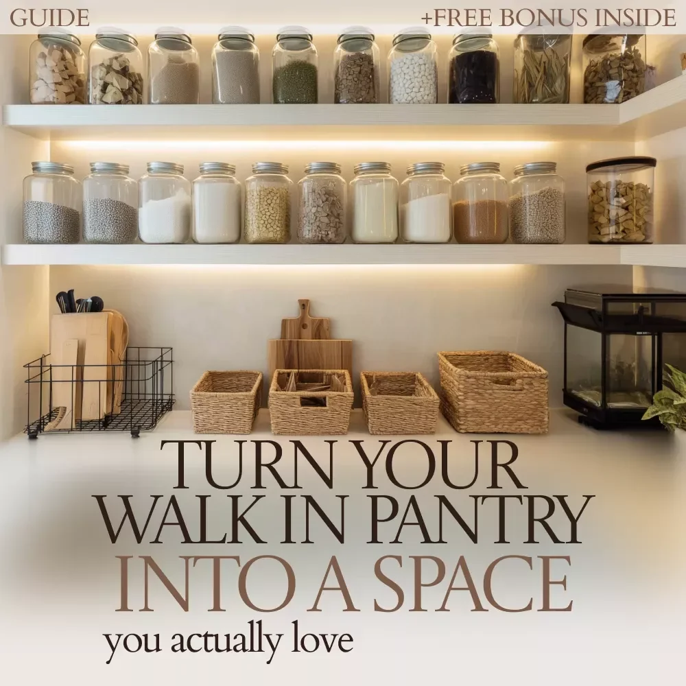 Turn Your Walk In Pantry Into a Space You Actually Love | Walk In Pantry Shelving Ideas Guide for Smart Layouts, Storage Solutions & Stylish Organization