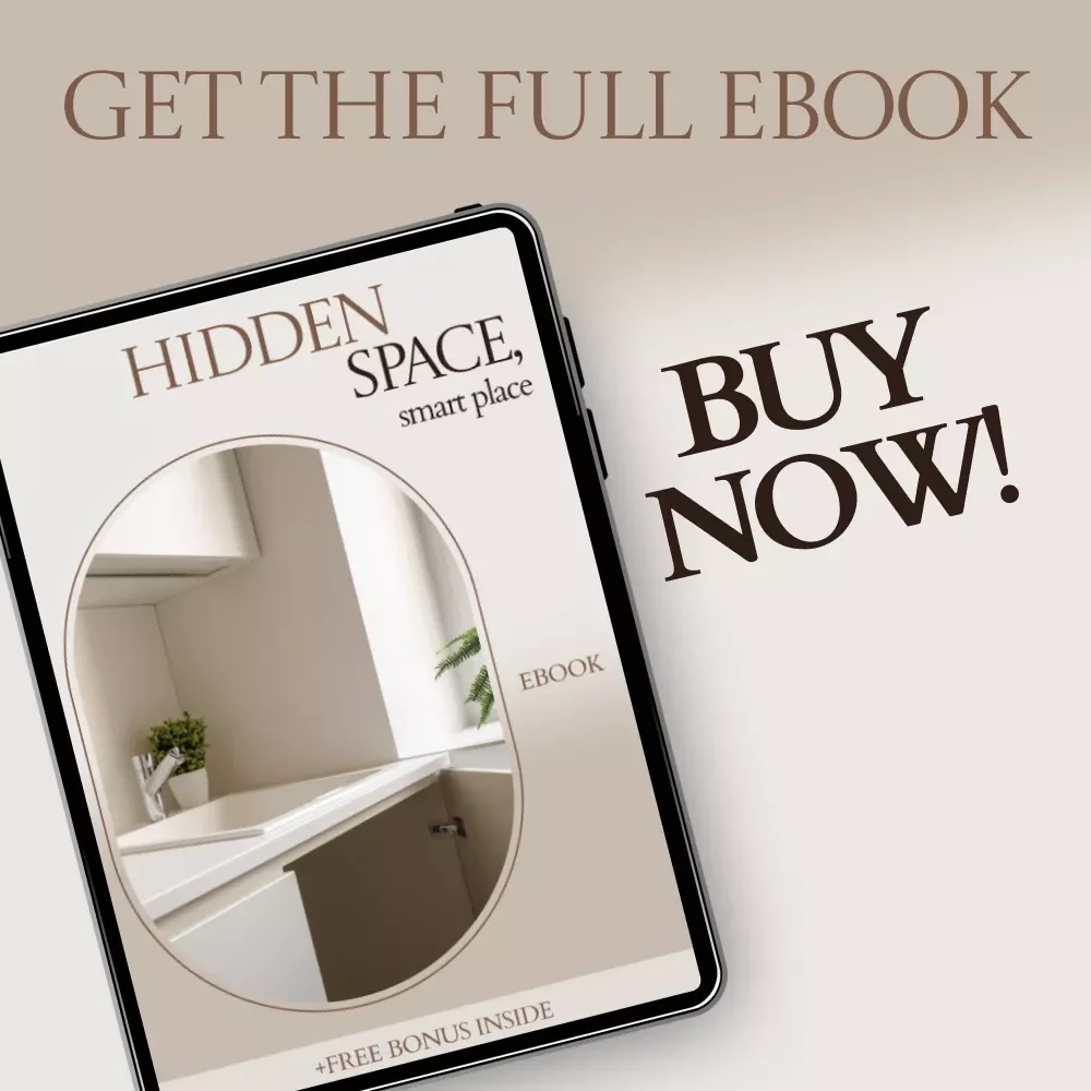 Hidden Space, Smart Place – Under Sink Organization eBook Guide, Small Space Storage Solutions, Declutter Checklist, Home Organization Digital Download