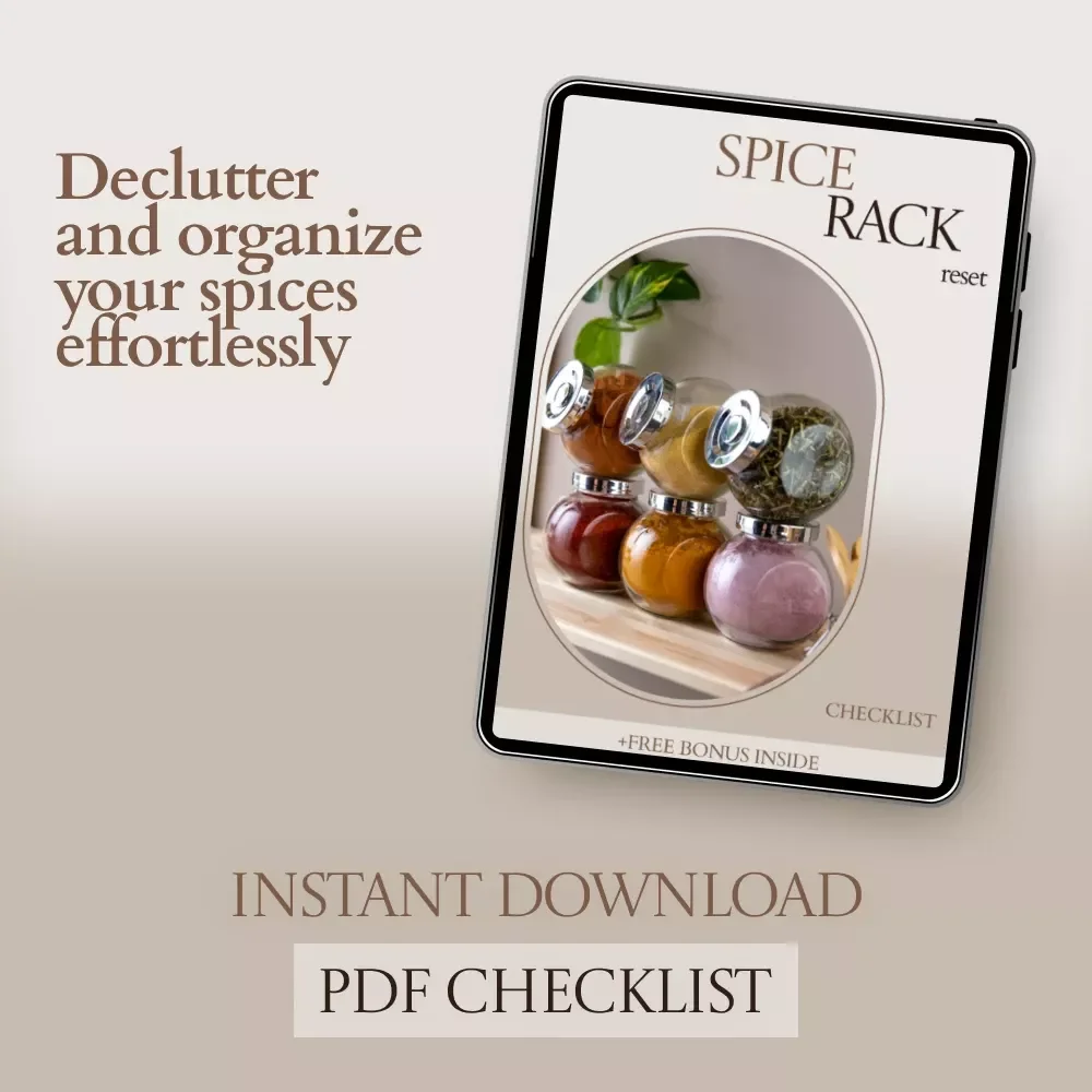 Spice Rack Reset – Ultimate spice rack organization Checklist for a Clean, Functional, and Beautiful Kitchen Setup