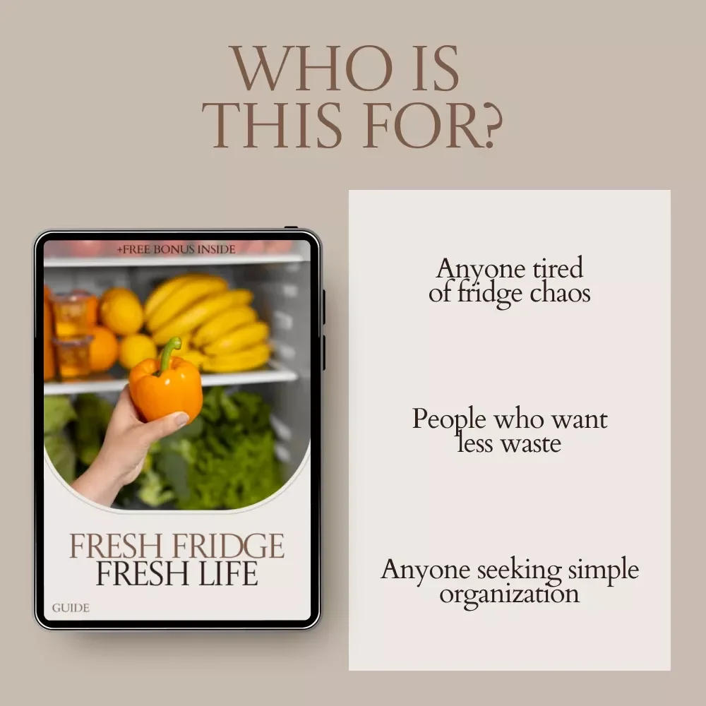Fresh Fridge Fresh Life – Ultimate Refrigerator Organization Guide, Kitchen Declutter eBook, Smart Fridge System & Food Storage Checklist