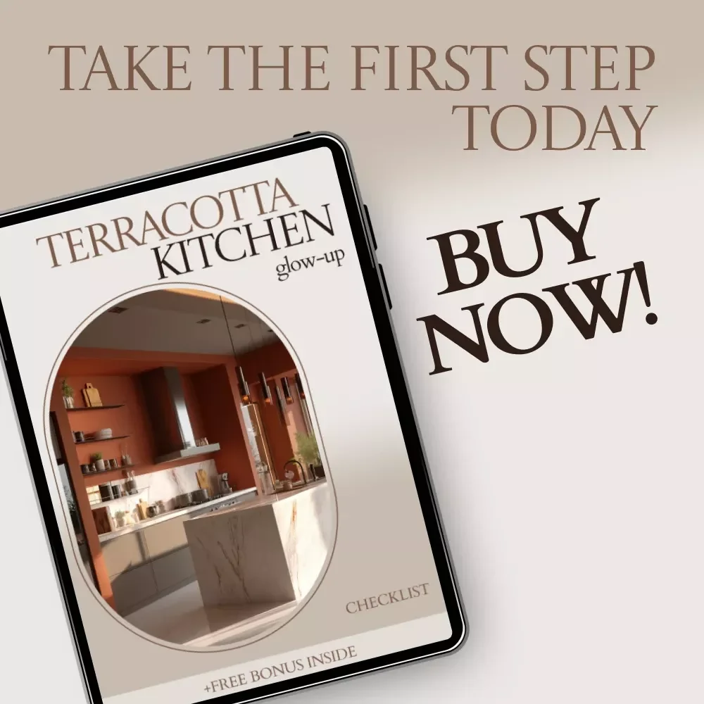 Terracotta Kitchen Glow-Up Checklist | Terracotta Kitchen Accents Styling Guide, Warm Clay Kitchen Decor Planner, Earthy Kitchen Aesthetic Digital Download