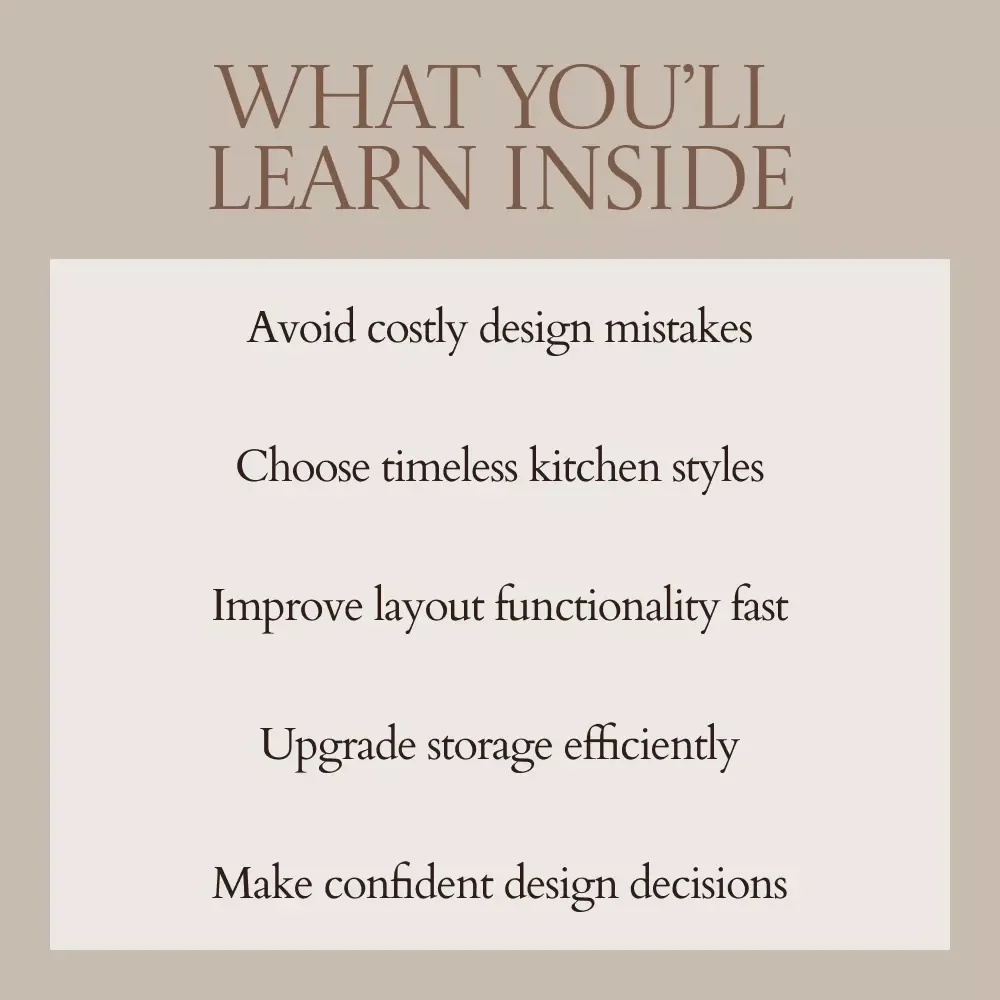 Goodbye Trends Welcome Smart Kitchens – eBook Guide on What Is Going Out in Kitchen Design, Modern Kitchen Upgrade Checklist, Timeless Kitchen Design Tips, Digital Download