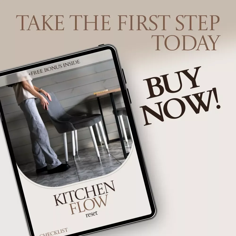 Kitchen Flow Reset: A Handy Checklist to Organize Your Kitchen for Accessibility