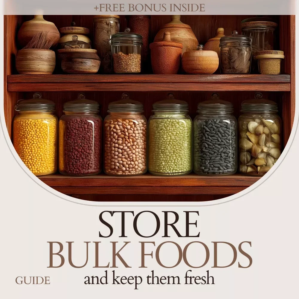 Store Bulk Foods and Keep Them Fresh: Ultimate Guide to Storing Bulk Foods, Preventing Waste, and Organizing Your Pantry