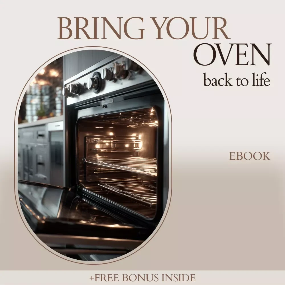 Bring Your Oven Back to Life – The Ultimate Guide on How to Deep Clean Oven | Step-by-Step Cleaning eBook, Kitchen Cleaning Checklist, Home Care Digital Download