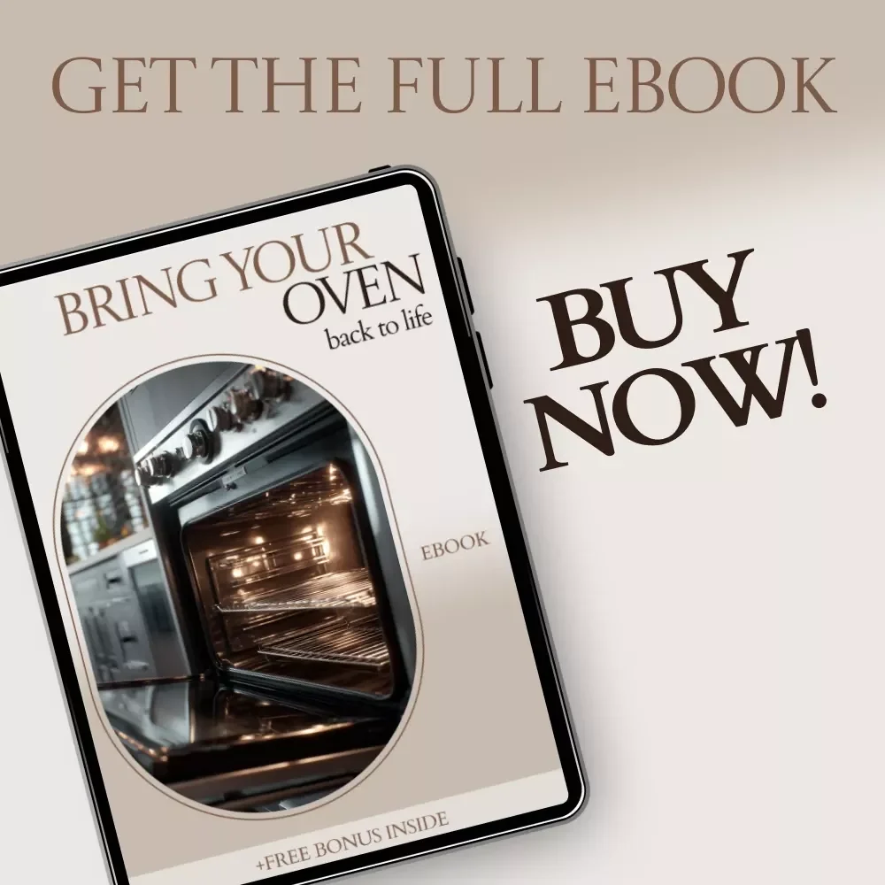Bring Your Oven Back to Life – The Ultimate Guide on How to Deep Clean Oven | Step-by-Step Cleaning eBook, Kitchen Cleaning Checklist, Home Care Digital Download