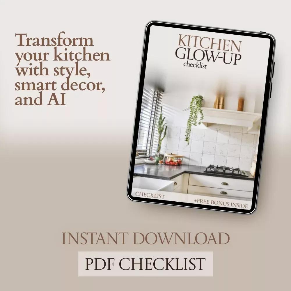 Kitchen Glow-Up Checklist: Essential Kitchen Decor Ideas for a Stunning Home Makeover