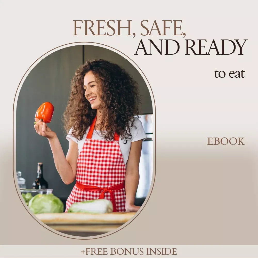 Fresh, Safe, and Ready to Eat – The Ultimate Guide on how to clean produce | Smart Kitchen eBook for Safe Food Prep & Healthy Living