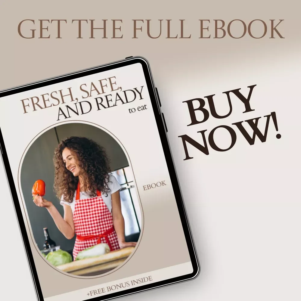 Fresh, Safe, and Ready to Eat – The Ultimate Guide on how to clean produce | Smart Kitchen eBook for Safe Food Prep & Healthy Living
