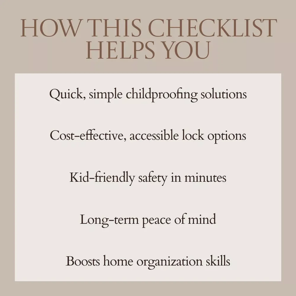 Childproofing Kitchen Cabinets: Easy Checklist for Parents and Caregivers
