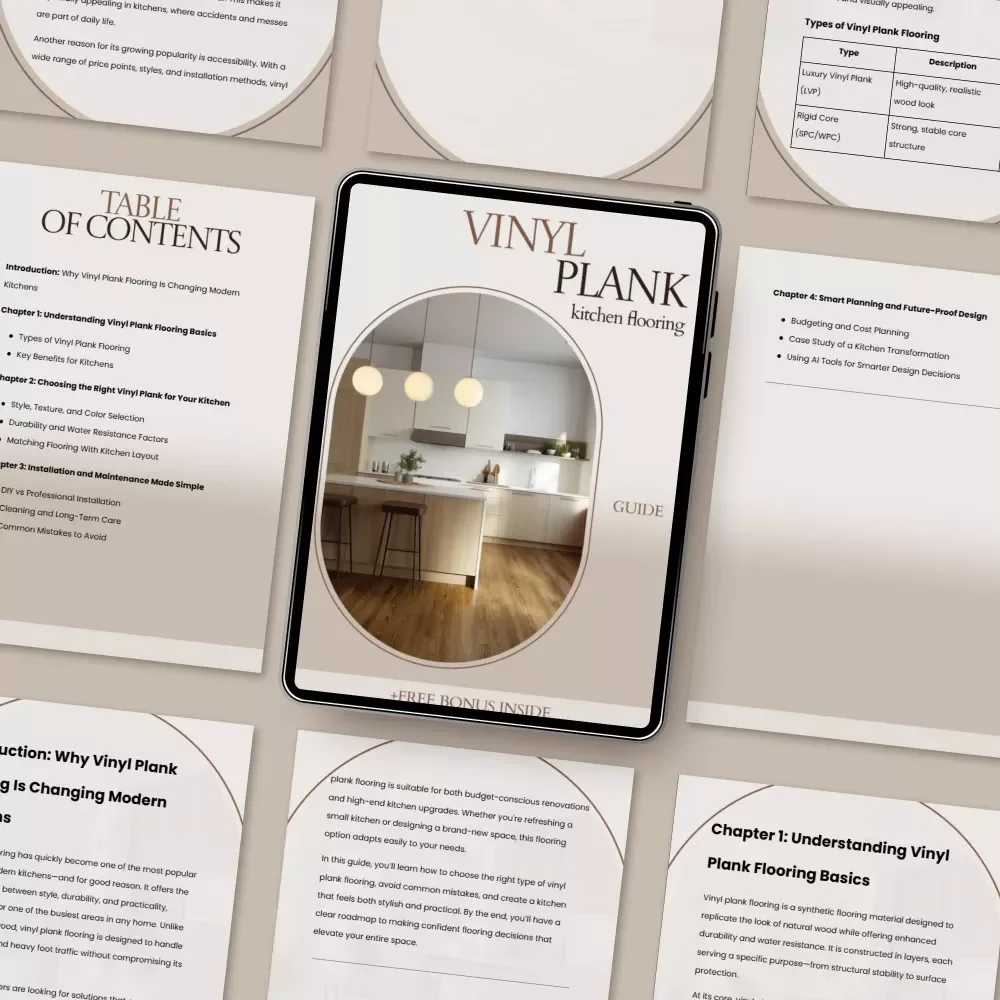 Vinyl Plank Kitchen Flooring Guide – Complete DIY Installation, Design Ideas & Maintenance Checklist for Stylish, Durable Kitchens