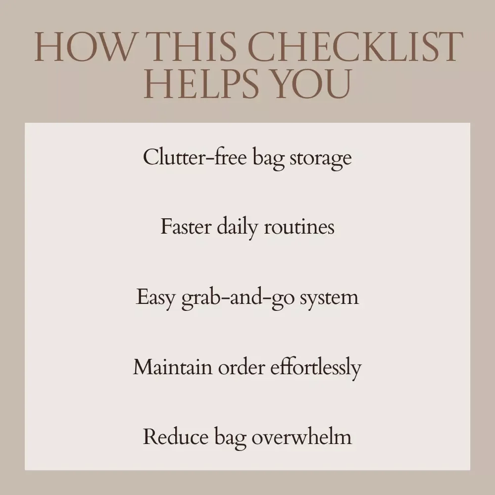 Turn Your Reusable Bag Collection Into a Neat System – Printable Checklist for How to Organize Reusable Bags, Declutter & Simplify Your Home