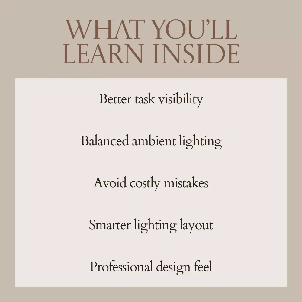 Light Your Kitchen Like It Actually Works — Kitchen Lighting Layered Approach Guide for Functional, Stylish, and Smart Kitchen Design