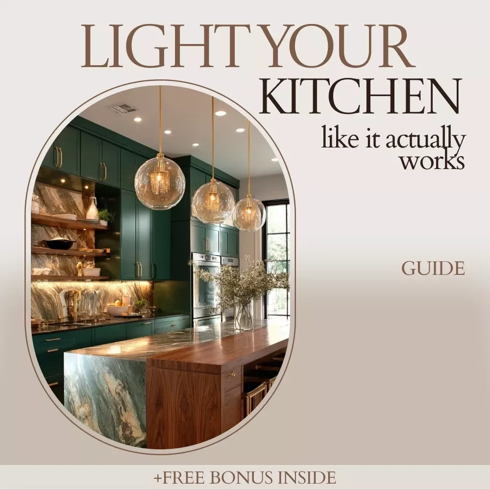 Light Your Kitchen Like It Actually Works — Kitchen Lighting Layered Approach Guide for Functional, Stylish, and Smart Kitchen Design