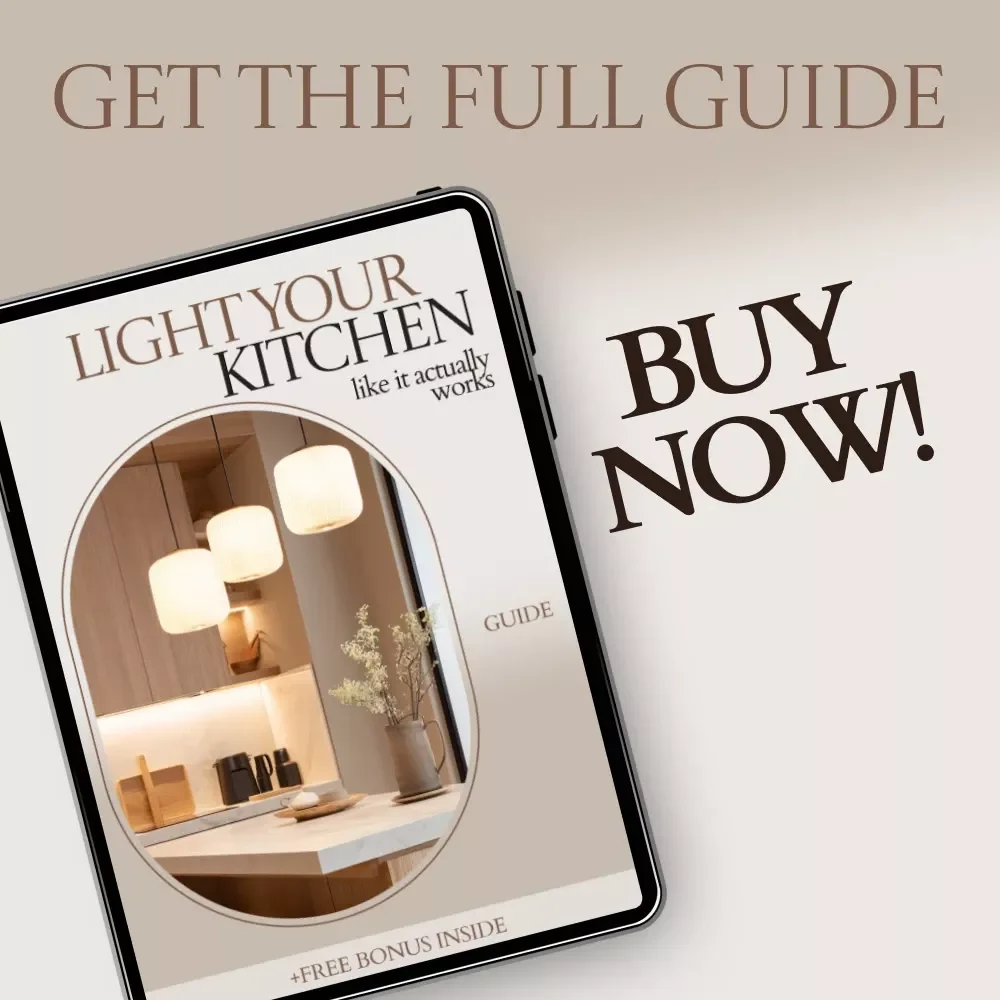 Light Your Kitchen Like It Actually Works — Kitchen Lighting Layered Approach Guide for Functional, Stylish, and Smart Kitchen Design