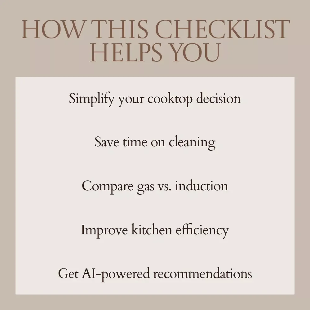 Kitchen Showdown Checklist: Induction Cooktop vs Gas – The Ultimate Guide for Choosing Your Perfect Cooking Style
