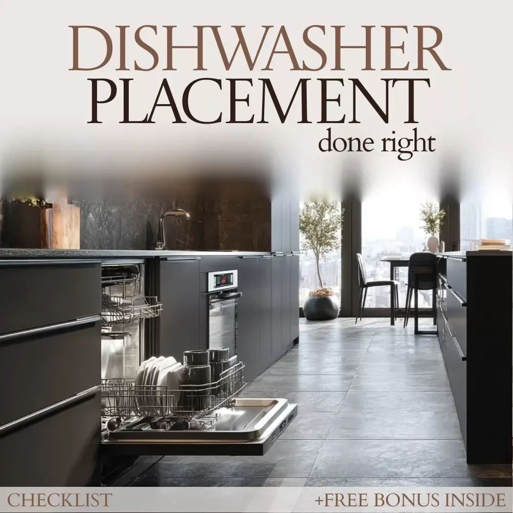 Dishwasher Placement Done Right: The Ultimate Kitchen Checklist for Effortless Dishwasher Installation