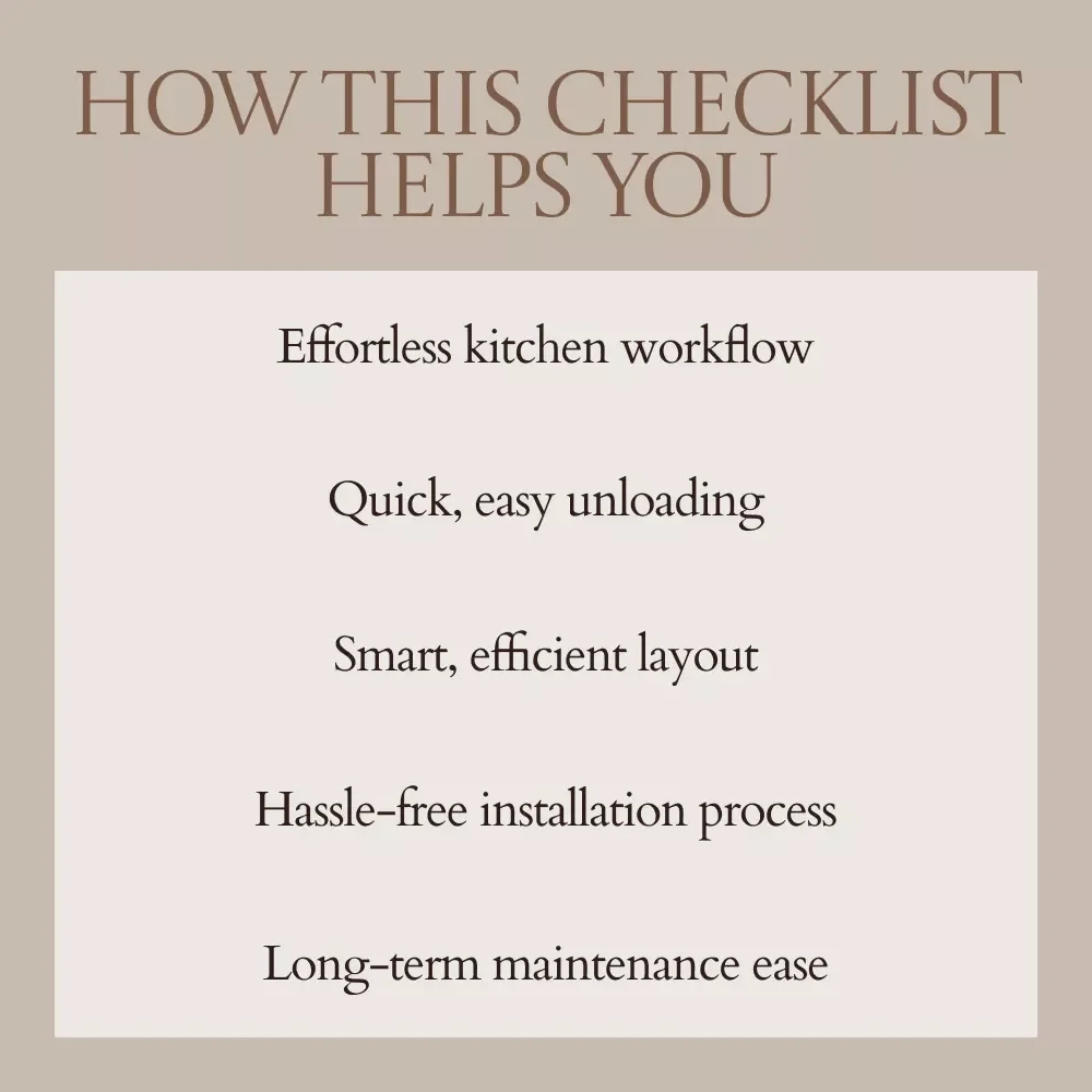 Dishwasher Placement Done Right: The Ultimate Kitchen Checklist for Effortless Dishwasher Installation