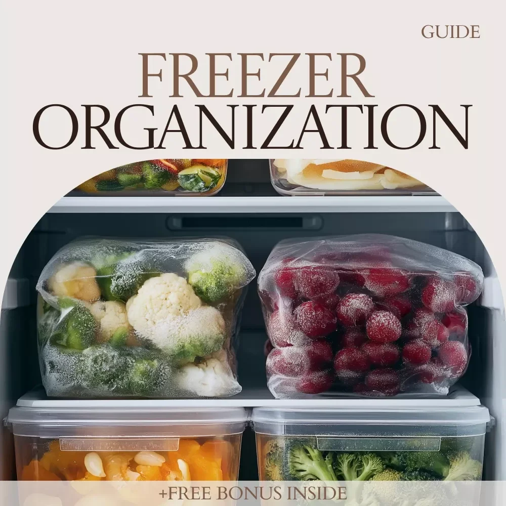 Freezer Organization Guide – Smart Freezer Organization Ideas, Storage Systems & Zero-Waste Freezer Checklist eBook