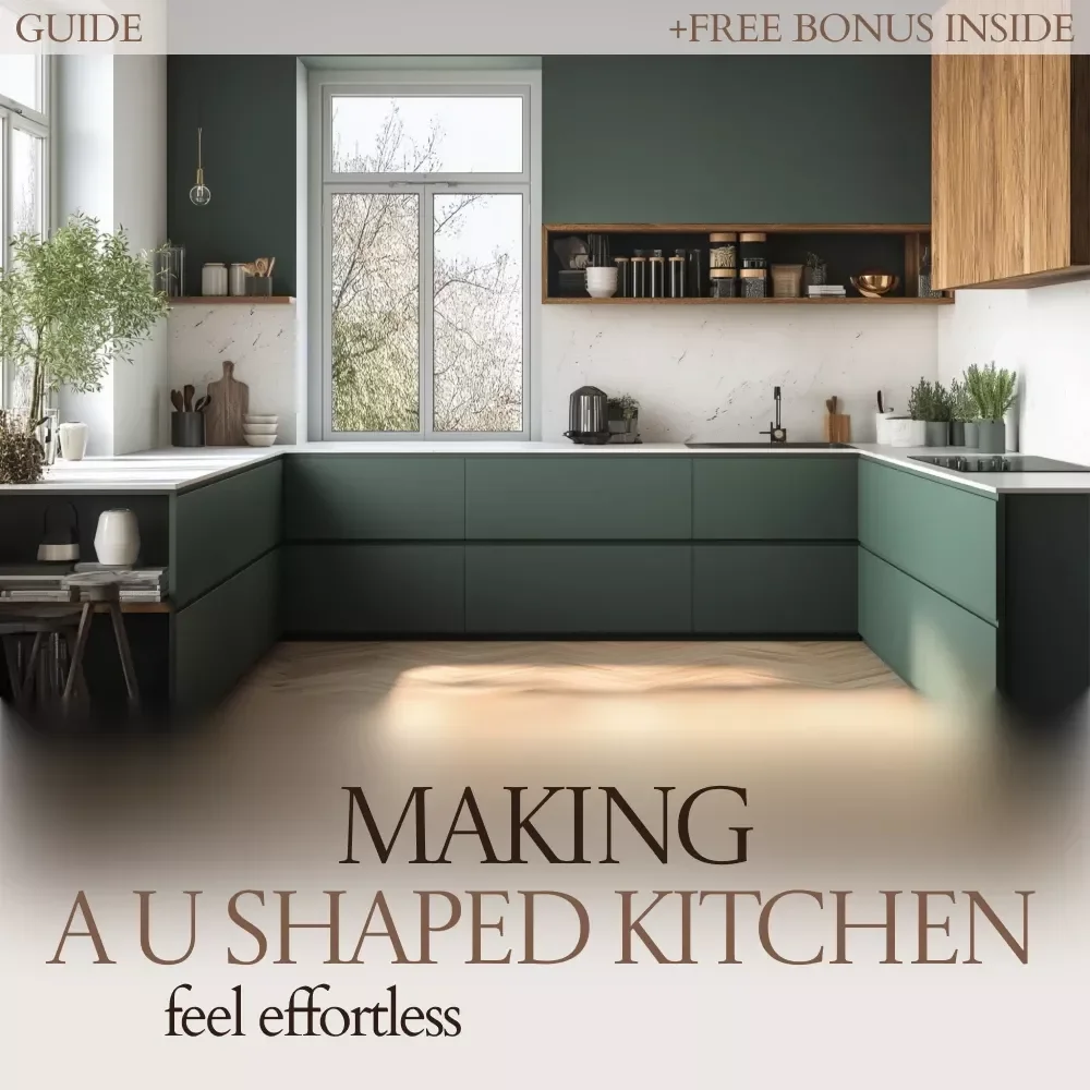 Making a U Shaped Kitchen Feel Effortless – Complete Guide to Mastering the u shaped kitchen layout for Flow, Storage & Modern Living