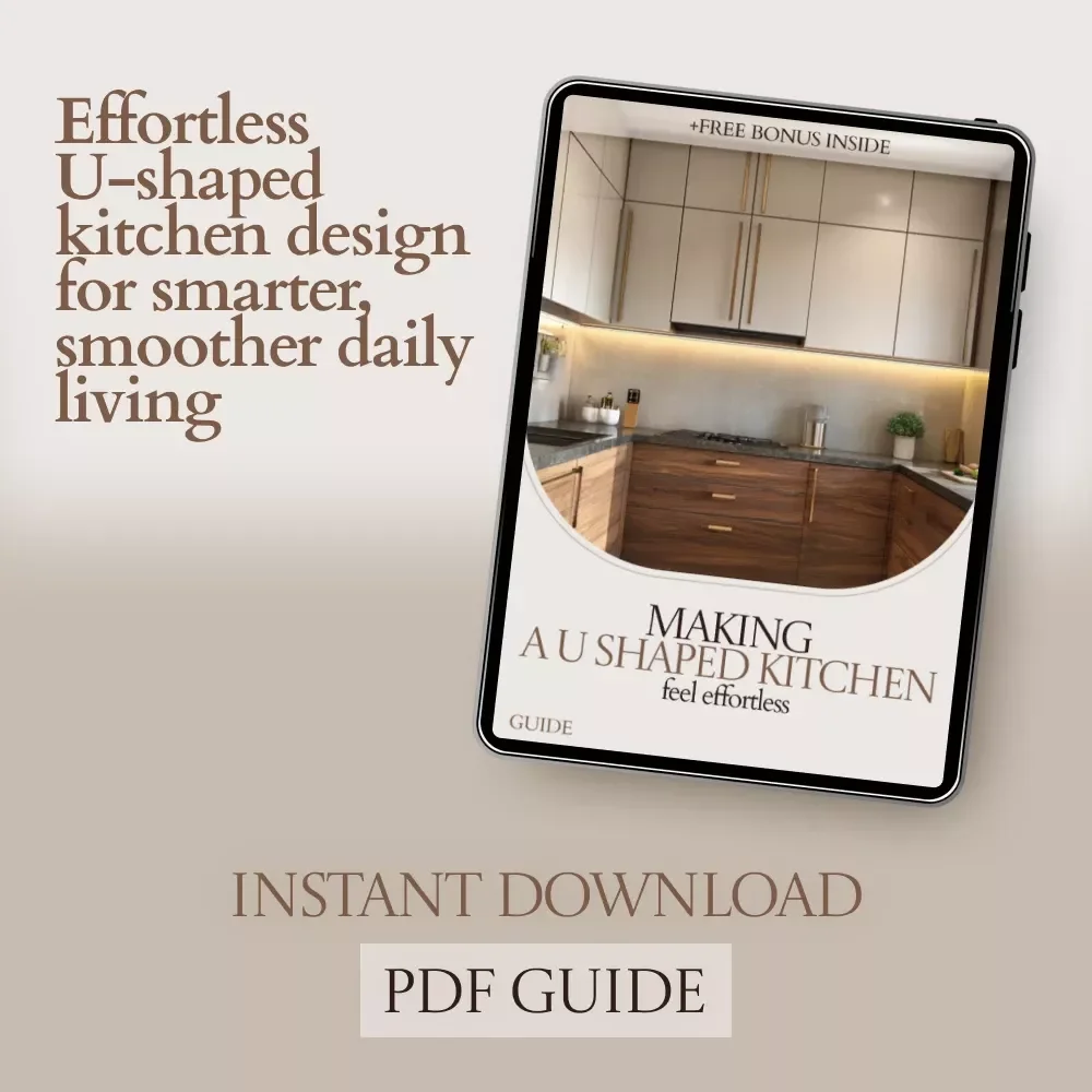 Making a U Shaped Kitchen Feel Effortless – Complete Guide to Mastering the u shaped kitchen layout for Flow, Storage & Modern Living
