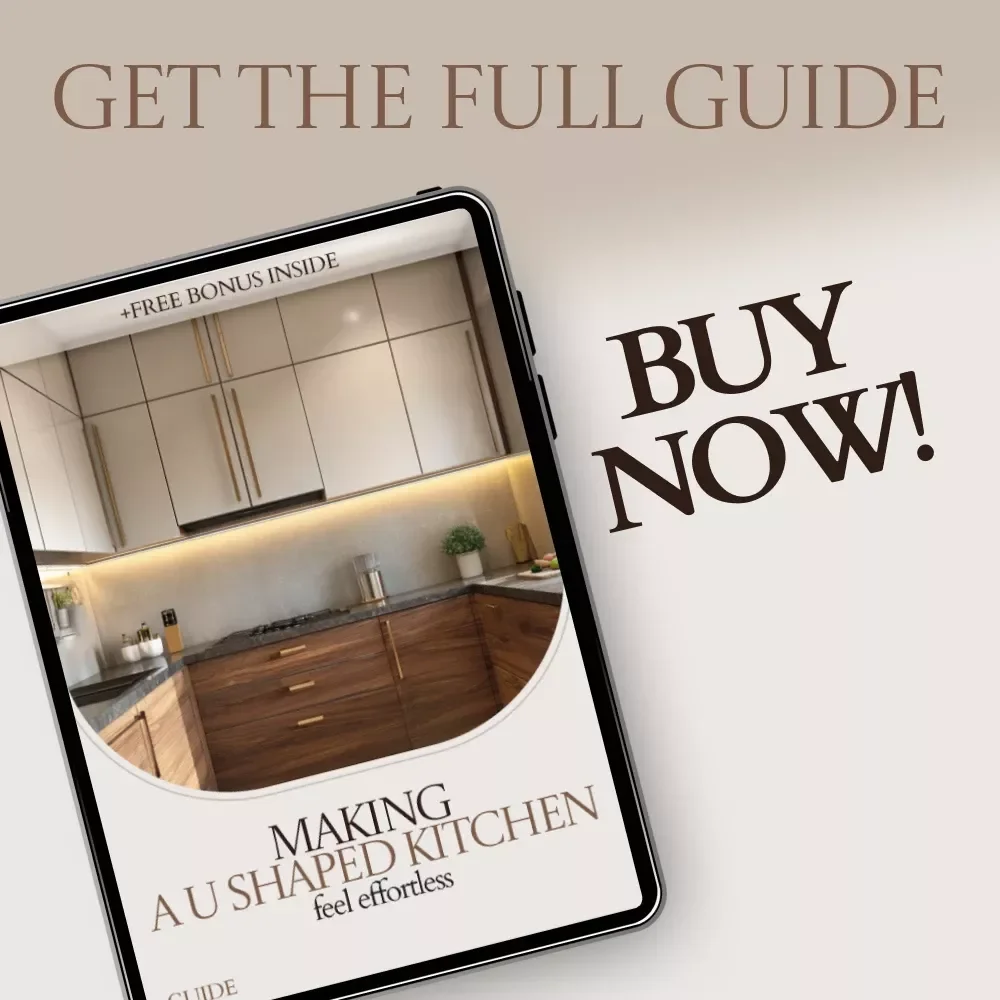 Making a U Shaped Kitchen Feel Effortless – Complete Guide to Mastering the u shaped kitchen layout for Flow, Storage & Modern Living