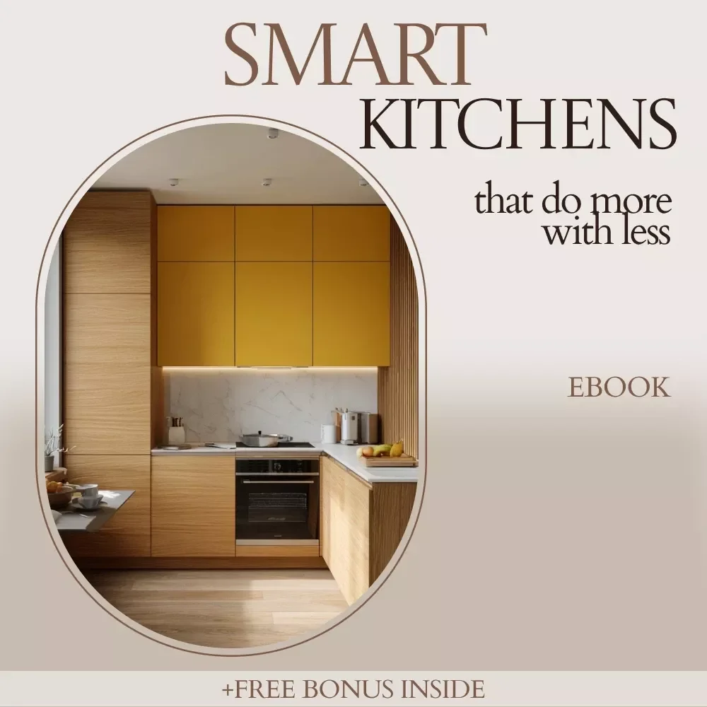Smart Kitchens That Do More With Less – Multi Functional Kitchen Furniture Guide, Space Saving Kitchen Design eBook, Modern Kitchen Layout & Storage Solutions