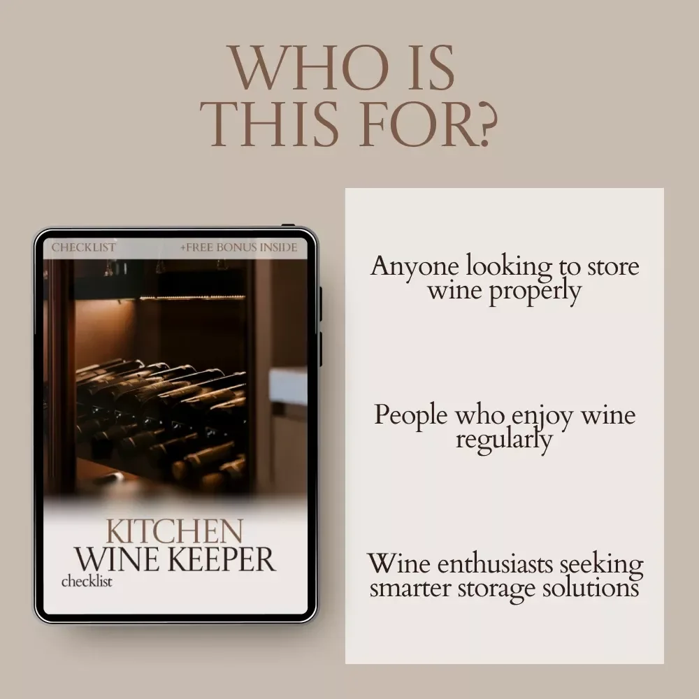 Kitchen Wine Keeper Checklist - Your Ultimate Guide for Storing Wine in the Kitchen