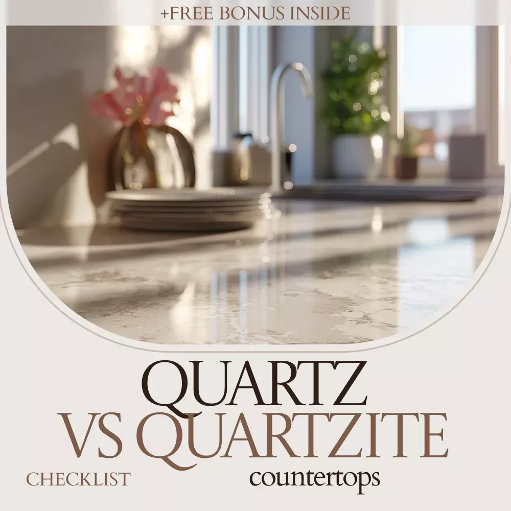 Quartz vs Quartzite Countertop Checklist – Essential Guide for Choosing Quartz vs Quartzite Countertops